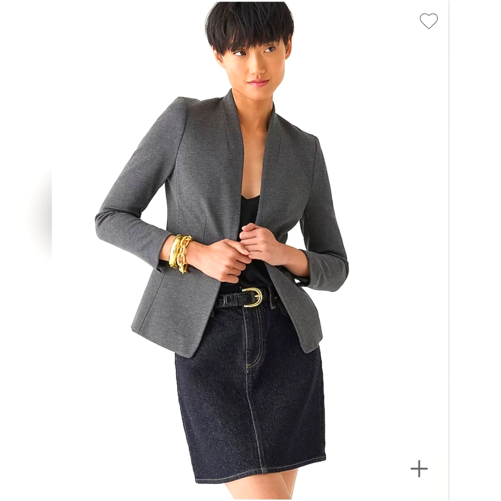 52. J. CREW blazer • Size 0P • Gray